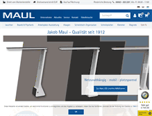 Tablet Screenshot of maul.de